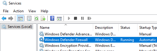 Как включить или отключить брандмауэр файервол в windows
